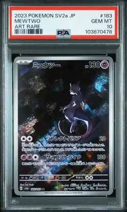 PSA10 Mewtwo AR #183/165 - SV2a / Japanese Pokemon Card - Image 1