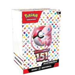 Pokemon Karmesin & Purpur 151 Booster Bundle deutsch 820650455629 - Image 1