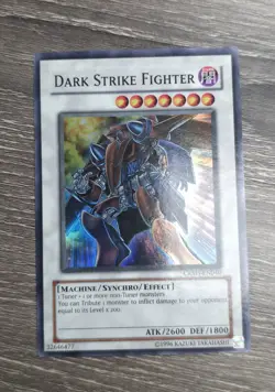 Yugioh TCG Dark Strike Fighter CRMS-EN040 Super Rare NM - Image 1