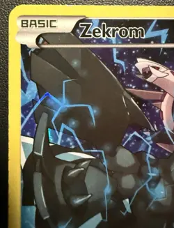 Pokemon TCG Zekrom XY XY76 Holo Promo Card LP/MP Black Star Ultra Rare - Image 2