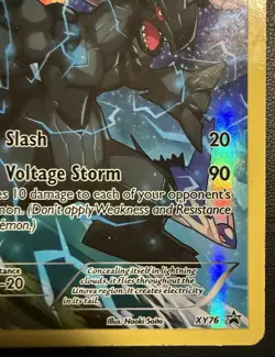 Pokemon TCG Zekrom XY XY76 Holo Promo Card LP/MP Black Star Ultra Rare - Image 4