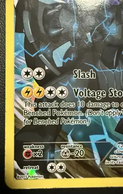 Pokemon TCG Zekrom XY XY76 Holo Promo Card LP/MP Black Star Ultra Rare - Image 5