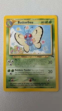 Butterfree 9/18 Southern Islands Pokemon Card TCG - Image 1