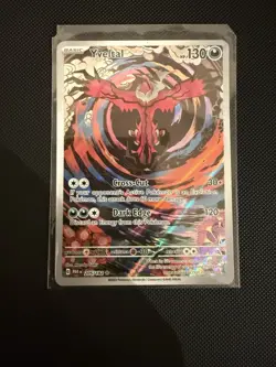 Pokemon TCG Yveltal Paradox Rift Illustration Rare Card 205/182 - NM - Image 1