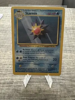 Pokemon Card Starmie Base Set Common Card 64/102 Unlimited NM-Mint - Image 2