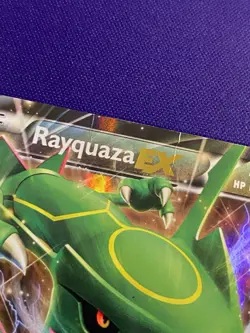 Damaged Rayquaza EX 60/108 Pokemon Card - Image 2