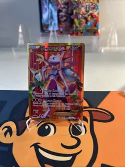 Mewtwo EX 164/162 Pokemon XY Breakthrough Secret Rare Full Art TCG Card NM - Image 1