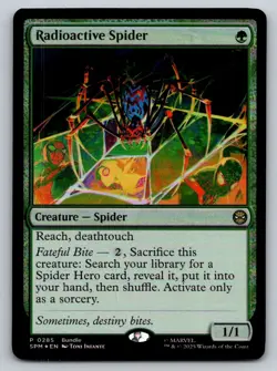 Radioactive Spider 285 Unique and Miscellaneous Promos Magic: The Gathering - Image 1