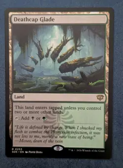MTG Secrets Of Strixhaven Rare DEATHCAP GLADE NM - Image 1