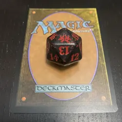 Magic The Gathering Ravnica Allegiance Rakdos Spindown Die Red Black - Image 1