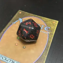 Magic The Gathering Ravnica Allegiance Rakdos Spindown Die Red Black - Image 3