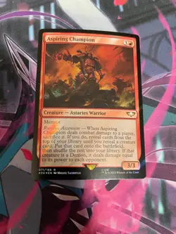 MTG - ASPIRING CHAMPION - SURGE FOIL - RARE - 40K - NM - Image 1