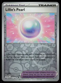 Lillie's Pearl 151/159 Uncommon Journey Together Pokemon Reverse Holo Near Mint - Image 1