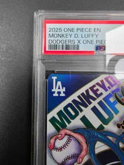 PSA 10 Monkey D. Luffy 010 One Piece Promos Dodgers X One Piece Night ONE PIECE - Image 5