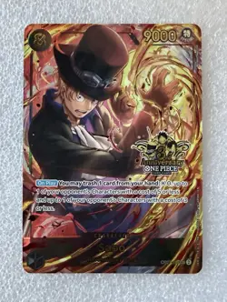 One Piece TCG English OP07-118 Sabo Japanese 3rd Anniversary Set - Image 1