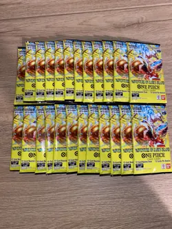 One Piece OP-15 Adventure on Kami's Island Lot of 24 Booster Packs English - Image 1