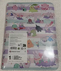 New! Pokemon Center We're Goomy Zip Binder 360 Card 9 Pocket Pokemon TCG - Image 1