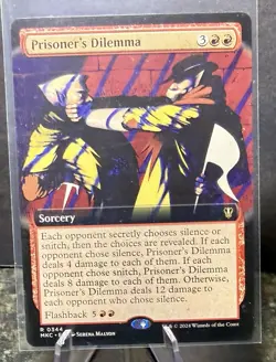 MTG / Prisoner's Dilemma / MKC / #344 / Regular (Extended Art) / Rare / NM - Image 1