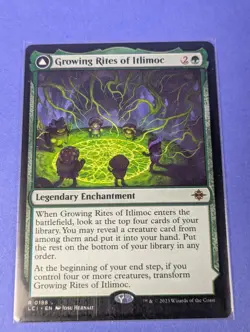 MTG: Growing Rites of Itlimoc / Itlimoc, Cradle of the Sun #0188 Rare - NM - Image 1