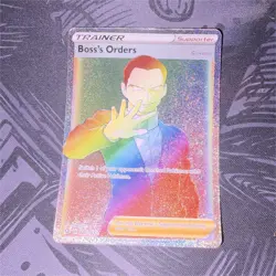 Giovanni Boss's Orders 200/192 Rebel Clash Secret Rare Full Art Holo - Image 1