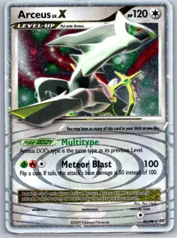 Pokemon TCG Arceus Lv.X (95) Ultra Rare Holo Arceus 95/99 HP - Image 1