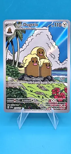 Pokemon Scarlet & Violet Surging Sparks Alolan Dugtrio 208/191 Illust. Rare B8 - Image 1