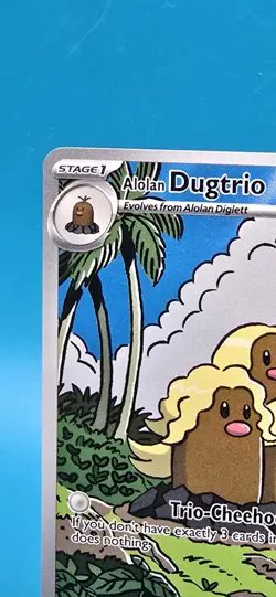 Pokemon Scarlet & Violet Surging Sparks Alolan Dugtrio 208/191 Illust. Rare B8 - Image 2