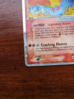 Pokemon Moltres EX Fire Red Leaf Green #115/112 Holo - Image 4