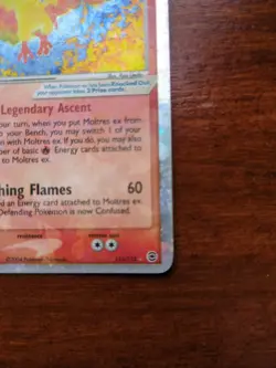 Pokemon Moltres EX Fire Red Leaf Green #115/112 Holo - Image 5