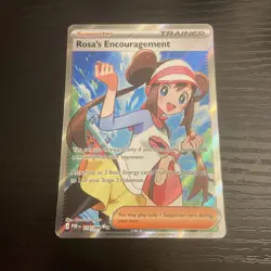 Pokemon TCG- Rosa's Encouragement 114/088 Ultra Rare Full Art- Perfect Order - Image 1