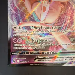 The Pokemon Company Mew VMAX 114/264 Swsh08 Ultra Rare Full Art Holo - Image 4