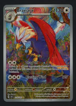 Braviary 214/191 SV08: Surging Sparks Illustration Rare Pokemon TCG - Image 1