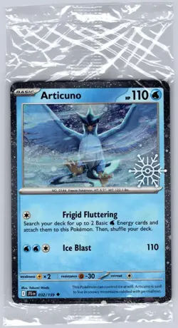 Articuno 032/159 [SEALED] (Holiday Calendar) Holo Promo Pokemon NM - Image 1