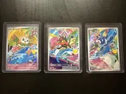 Pokemon TCG - First Partner Illustration Collection, Series 1 Gen 7 Starters Set - Image 1