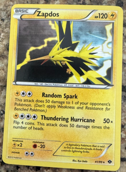 Zapdos 41/99 Holo Rare NM/LP Pokemon Next Destinies 2012 Legendary Lightning - Image 1