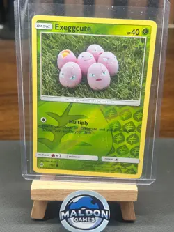 Exeggcute 1/131 Forbidden Light Common NM 2018 Reverse Holo Yuka Morii - Image 1