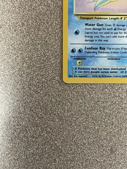 Pokemon Lapras Fossil 10/62 Holo -LIGHTLY PLAYED- - Image 3