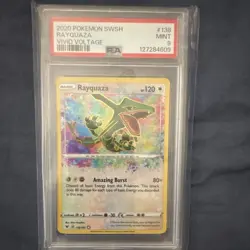 Pokemon Rayquaza 138/185 Vivid Voltage Amazing Rare Holo EN 2020 PSA 9 - Image 1