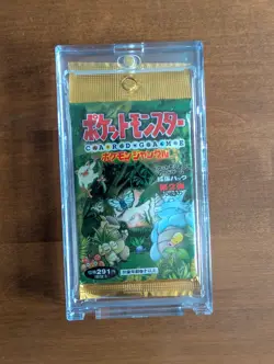 Pokemon TCG Jungle Set Booster Pack Japanese Factory -With Protective Case 4935228970216 - Image 1