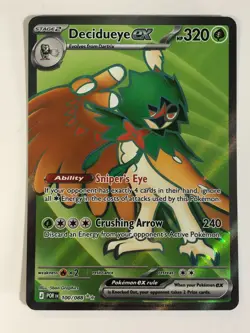 Pokemon TCG Perfect Order Full Art Decidueye EX 100/088 Near Mint - Image 1