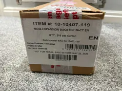 Pokemon TCG Mega Evolution ME04 Chaos Rising Booster Box Case x1 Sealed New - Image 2