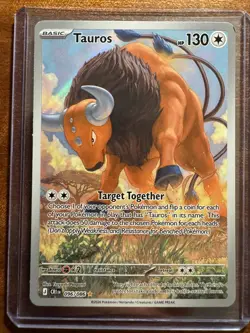 Tauros 096/086 - Full Art - Art Rate - Pokemon TCG - Chaos Rising - Pack Fresh - Image 1