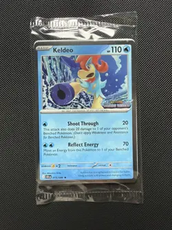 SEALED Keldeo 019/086 Chaos Rising Holo Promo English Pokemon TCG - Image 1