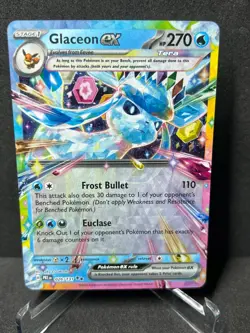 Pokemon Glaceon ex 026/131 Prismatic Evolutions Near Mint - Image 1