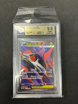Pokemon ME01: Mega Evolution #163/132 Mega Latias ex 9.5 Ultra Rare Beckett - Image 1
