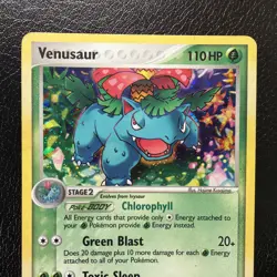 Venusaur EX Crystal Guardians 28/100 Holo Rare 2006 Pokemon Card MP - Image 2