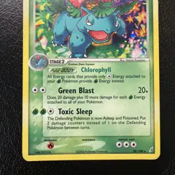 Venusaur EX Crystal Guardians 28/100 Holo Rare 2006 Pokemon Card MP - Image 3