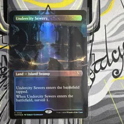 Wizards of the Coast MTG Undercity Sewers #0332 Borderless Foil Rare - Image 1