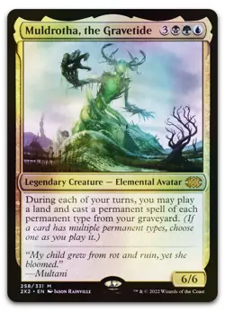 Muldrotha, the Gravetide #258 (Foil) (NM) Double Masters 2022 2X2 Magic MTG - Image 1