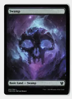 Swamp 252 Land Theros Beyond Death Magic: The Gathering Foil Near Mint - Image 1